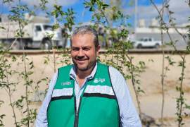 El alcalde Tomás Gutiérrez Merino supervisó las acciones de embellecimiento urbano e impulsó un plan de reforestación en el municipio.