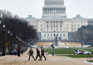 Los hechos sucedieron en un momento en que la presencia de tropas en la capital de la nación y otras ciudades del país se ha convertido en un punto de conflicto político.. FOTO: