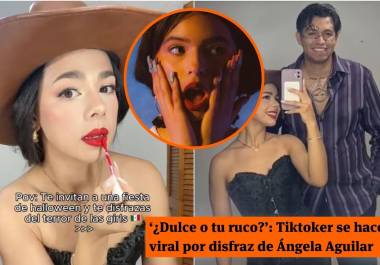 Tiktoker se disfraza de Ángela Aguilar y se hace viral en redes sociales.