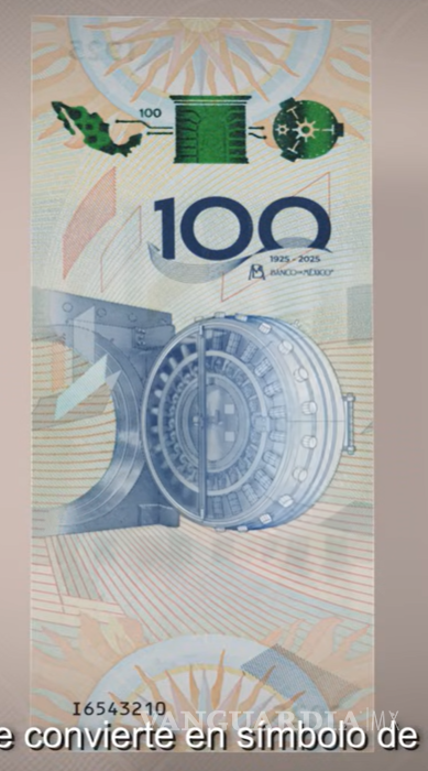$!Banco de México crea nuevo billete conmemorativo de $100 pesos: Descubre sus elementos (FOTOS)