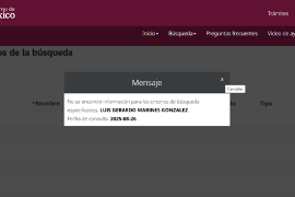 Marines González es socio de la empresa Grupo Inmobiliario España y figura en el juicio mercantil contra Grupo Vanguardia.
