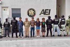 El presunto jefe de sicarios fue detenido en un operativo junto a cuatro supuestos cómplices en El Carmen, Nuevo León