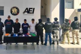 Cuatro presuntos narcomenudistas fueron detenidos en Juárez, Nuevo León, tras un operativo donde se aseguraron marihuana, cristal y cocaína