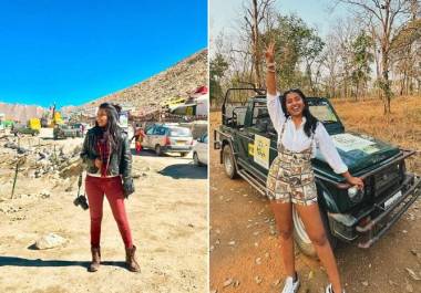 Aanvi Kamdar, una joven influencer de viajes, quien acudió al destino turístico para documentar los paisajes del lugar