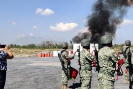 En el evento se incineraron más de 460 kilos de narcóticos que fueron sacados de las calles de Nuevo León