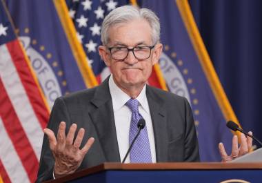 El presidente de la Reserva Federal, Jerome Powell, habla en la Reserva Federal, el 10 de diciembre de 2025, en Washington.