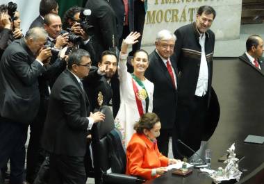 Grupos empresariales exigen a la Presidenta Claudia Sheinbaum garantizar seguridad y certidumbre a las cámaras durante su administración. FOTO: CUARTOSCURO