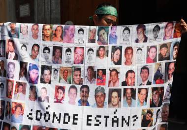Un informe reciente del comité describe a las desapariciones en México como crímenes de lesa humanidad.