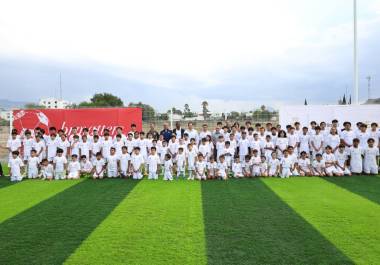 El programa busca utilizar el fútbol para fomentar valores entre niñas, niños y jóvenes.