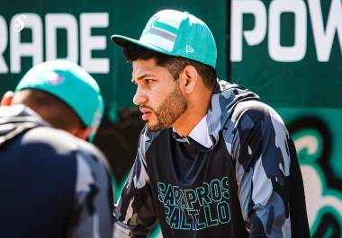 Fabricio Macías fue uno de los peloteros que se incorporó al Spring Training 2026 de Saraperos de Saltillo, en una pretemporada clave para la novena coahuilense rumbo al arranque de la Liga Mexicana de Beisbol.