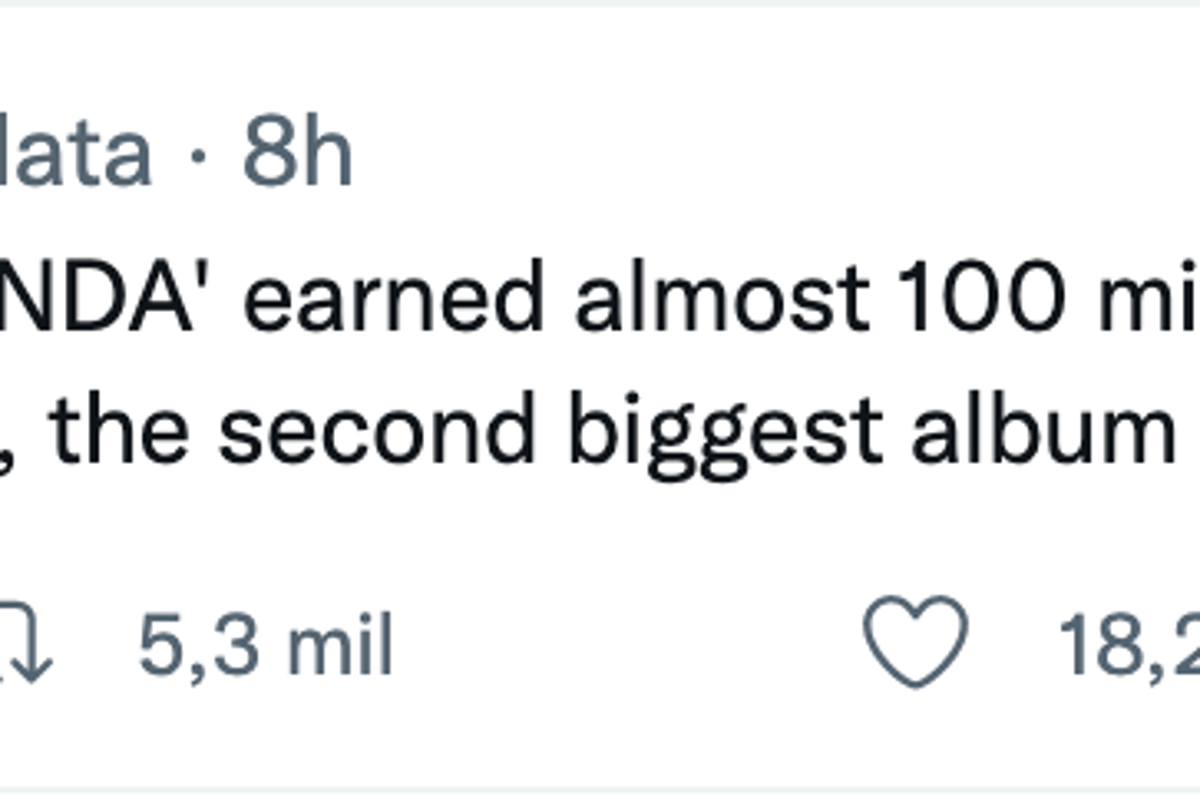 $!El álbum alcanzó el número uno en la lista de Estados Unidos de la plataforma, y llegó al número uno en más países que nunca.