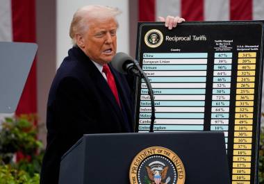 El Tribunal Federal de Comercio Internacional, con sede en Manhattan, Nueva York, le prohibió el miércoles al presidente de Estados Unidos, Donald Trump, imponer amplios aranceles.