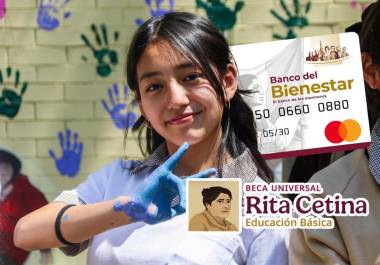 Los beneficiarios de la Beca Rita Cetina, programa social parte del programa de Becas para el Bienestar dirigido a estudiantes de secundaria, recibirán un pago triple de 5 mil 700 pesos a partir del mes de febrero.