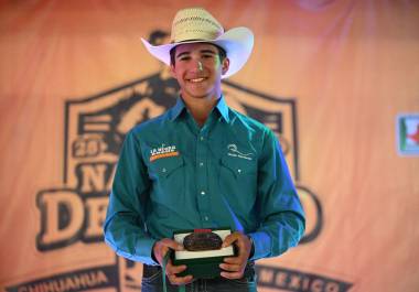 Pablo Múzquiz, promesa del rodeo y campeón nacional juvenil