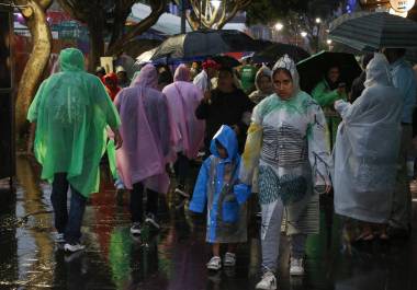 Continúan las fuertes lluvias en la capital del país.