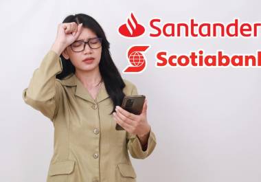 Usuarios de las instituciones bancarias Santander y Scotiabank reportaron en redes sociales el fallo en sus aplicaciones móviles bancarias.