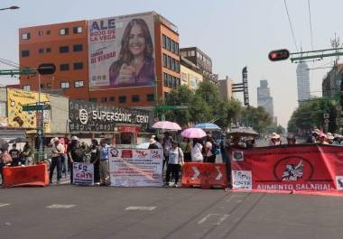Integrantes de la coordinadora se comprometen a ser respetuosos de otras manifestaciones en el primer cuadro de la capital | Foto: Cuartoscuro