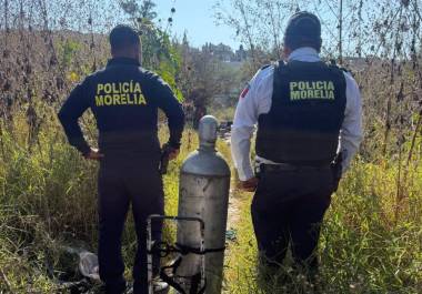 La Policía de Morelia, Michoacán confirmó que la mañana del 31 de diciembre se recuperó el cilindro con gas cloro que había sido sustraído del Pozo El Retiro.