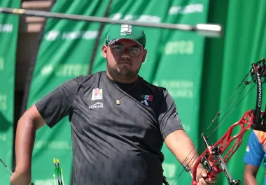 El coahuilense Sebastián García enfrentará al colombiano Pablo Gómez Zuluaga en cuartos de final de arco compuesto, ante el respaldo de su afición.