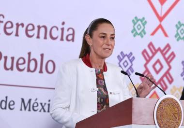 Sheinbaum asegura que la violencia en México se origina por armas de EU y consumo de drogas; defiende cooperación sin subordinación y respeto a la soberanía.