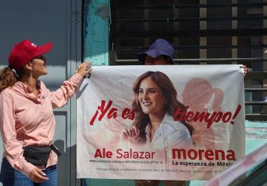 La legisladora señaló que la utilización de imágenes alusivas a funcionarios públicos en material de promoción política podría contravenir disposiciones en materia electoral.