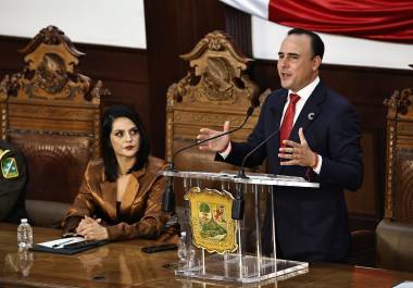 El gobernador anuncia un incremento presupuestal para fortalecer la infraestructura de seguridad en 2026.