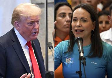 Donald Trump no reconoce la legitimidad de Maduro y lo acusa de liderar una red de narcotráfico por lo que ha desplegado una presencia militar en el mar Caribe. FOTO: