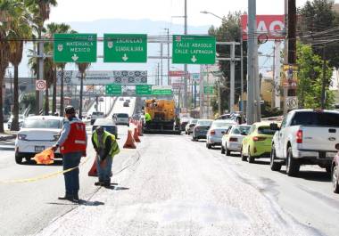 Intervenciones continuarán este miércoles en el carril lateral, en dirección de poniente a oriente.