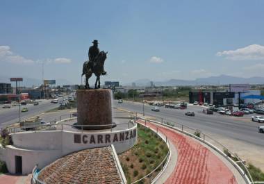 La fuente de la Glorieta de Venustiano Carranza vuelve a operar como símbolo de identidad en la entrada norte de Saltillo.