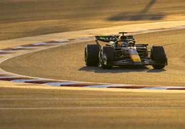 Max Verstappen “voló” en las pruebas que se realizaron esta semana en Bahréin, previo al GP de dicha ciudad.