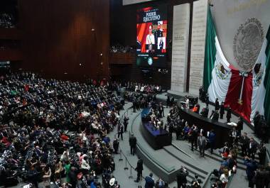 La Presidenta dijo que en su gobierno se va a construir el segundo piso de la Cuarta Transformación.