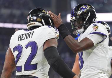 Derrick Henry acumuló 144 yardas por tierra ante Indianapolis y alcanzó 125 touchdowns terrestres en su trayectoria en la NFL.