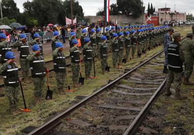 En el sexenio de Claudia Sheinbaum, el Ejército ya tiene proyectos de infraestructura que está desarrollando como es el tren México-Pachuca.