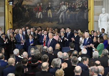 Donald Trump se convirtió en el nuevo inquilino de la Casa Blanca para un segundo mandato de cuatro años, este es su discurso íntegro en su toma de posesión como presidente de Estados Unidos.