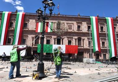 La Plaza de Armas de Saltillo será uno de los puntos donde se concentrarán las celebraciones patrias este 15 de septiembre.