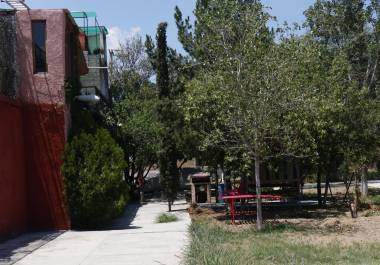 Un asador y una casa de madera, instalados en la plaza pública por un vecino, han generado controversia entre los residentes de la colonia Latinoamericana.