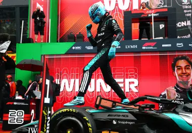 George Russell dominó las 24 vueltas en Zandvoort para conquistar la Sprint del GP de Países Bajos.