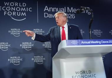 Trump dijo estar dispuesto a trabajar con los mandatarios de diferentes países, al asegurar que no busca destruirlos y que si él quisiera podría haber destruido a países como Suiza con fuertes aranceles. FOTO: