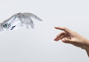 Imagen representativa de la interacción entre personas e IA.