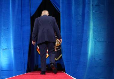 El presidente Donald Trump en el Red Rock Casino Resort and Spa en Las Vegas, el 5 de agosto del 2026.