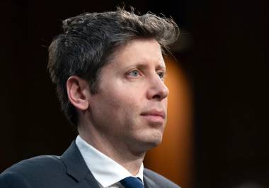 El CEO de OpenAI, Sam Altman, durante una comparecencia en el Capitilo de Estados Unidos.