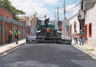 El Municipio informó que se han hecho obras de pavimentación en algunas de las calles del primer cuadro.