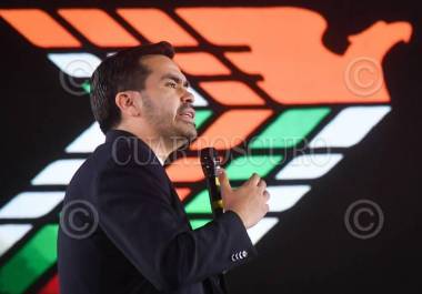 Jorge Álvarez Máynez dirigente nacional de Movimiento Ciudadano