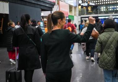 Claudia Sheinbaum sale del AICM rumbo a Brasil para la Cumbre de Líderes del G20: Se prevé que la presidenta de México haga escala en el Aeropuerto Internacional de Tocumen, en Panamá, para terminar su recorrido en el Aeropuerto Internacional de Galeâo, donde aterrizará alrededor de la medianoche.