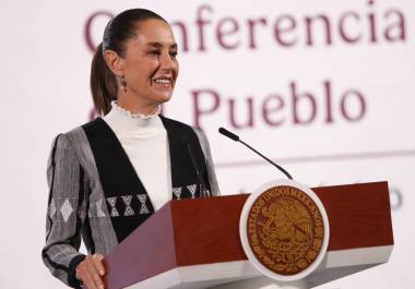 La presidenta de México dijo que el país no tiene un tratado de libre comercio con China, lo que permitiría, imponer aranceles a productos chinos sin violar acuerdos internacionales. FOTO: