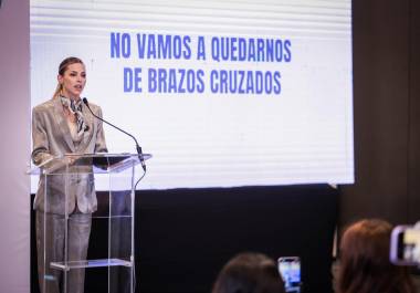 La ex candidata a la alcaldía de Monterrey, Mariana Rodríguez, adjudicó las agresiones a Adrián de la Garza, quien ganó la elección, y a la Fiscalía General de Justicia de Nuevo León/FOTO: CORTESÍA