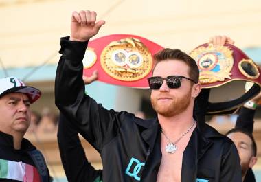 Saúl Canelo Álvarez peleará este 14 de septiembre ante Edgar Berlanga en Las Vegas.