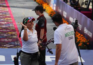 La arquera coahuilense se impuso a la también mexicana Andrea Becerra, para alzarse con el tercer lugar en el podio de la Copa del Mundo de Tiro con Arco.