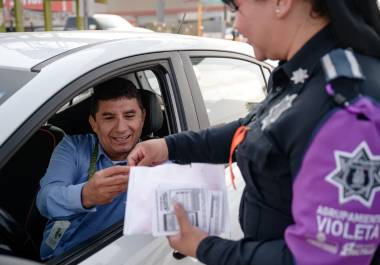 Participó personal del Instituto Municipal de las Mujeres y del Agrupamiento Violeta.