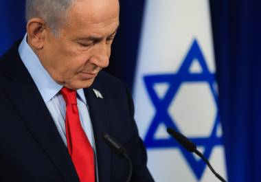 El primer ministro israelí, Benjamin Netanyahu, ofrece una rueda de prensa en Jerusalén.